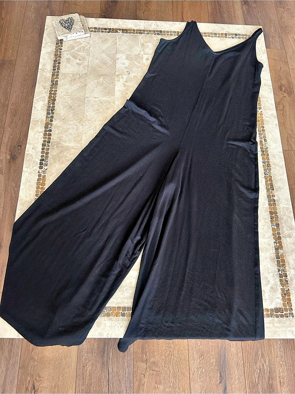 Athleta Nighttime Bliss Sleep V-Neck Romper Black XS